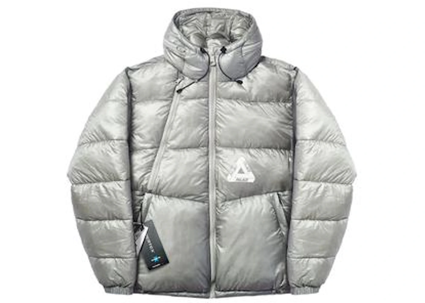 Palace Pertex Fuse Puffa Jacket Grey - FW19 Men's - US