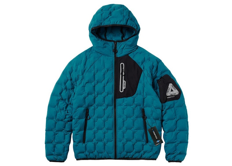 Palace Pertex Lighten Up Down Jacket Teal - SS21 Men's - US