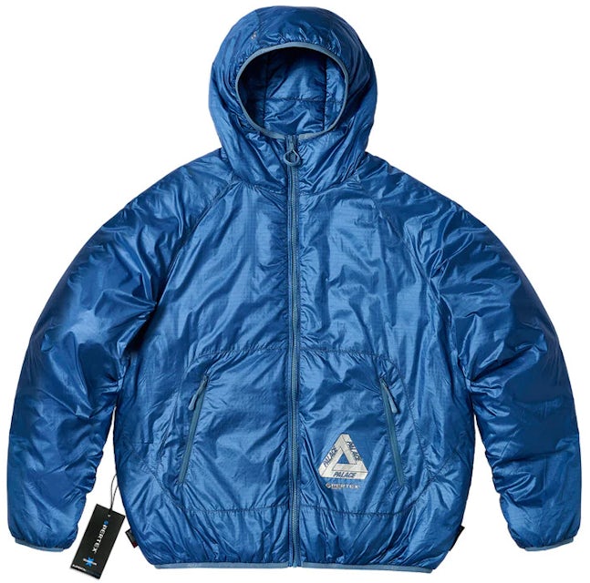 Palace Pertex Quilted Jacket Blue - FW23 US - Men\'s