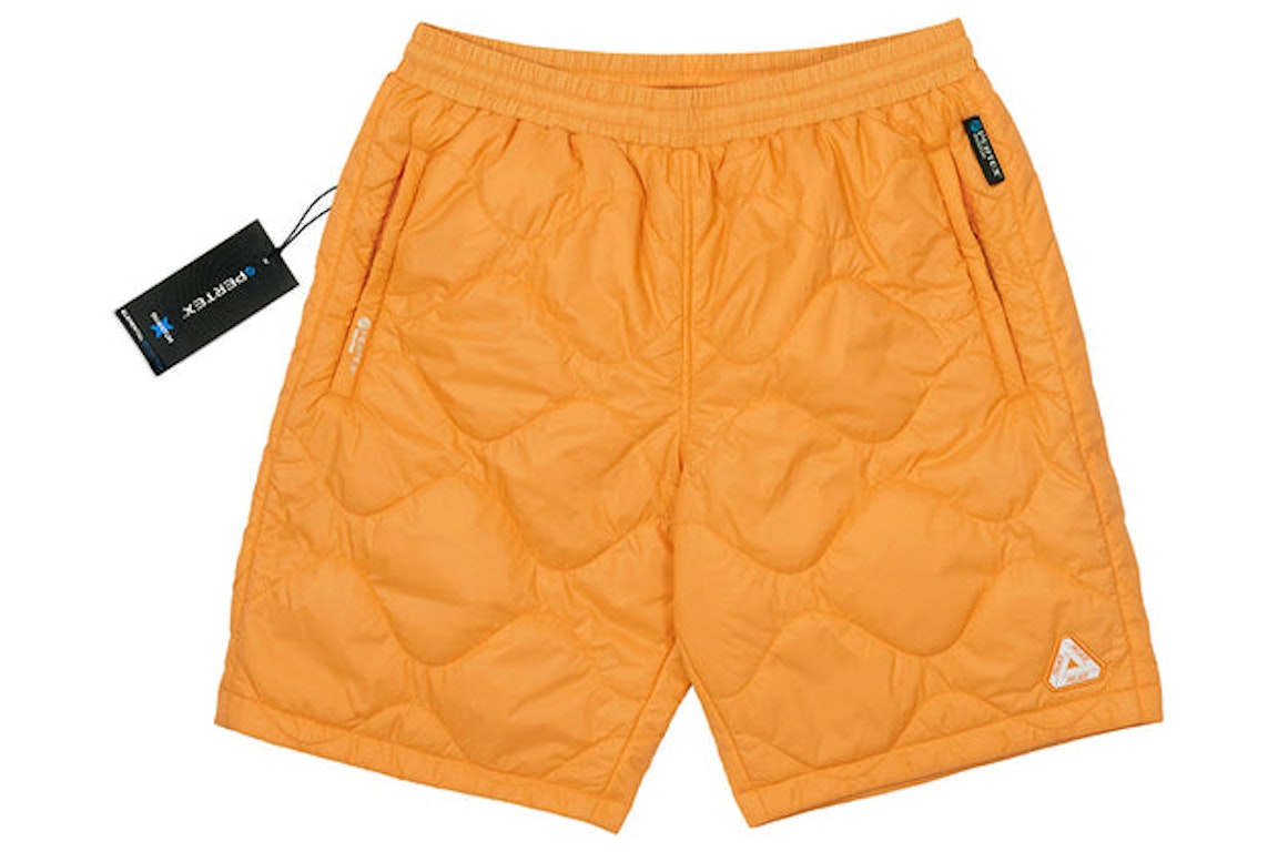 Pre-owned Palace Pertex Quilter Shorts Orange