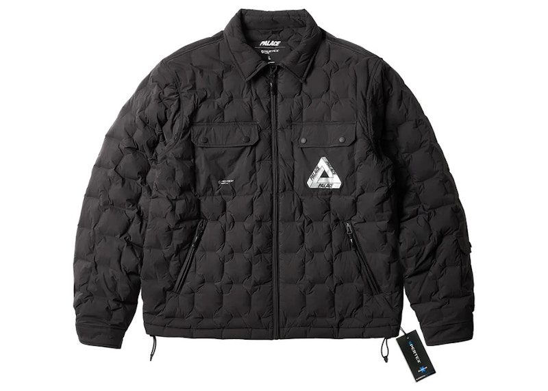 Palace Pertex Work Down Jacket Black - FW22 - US