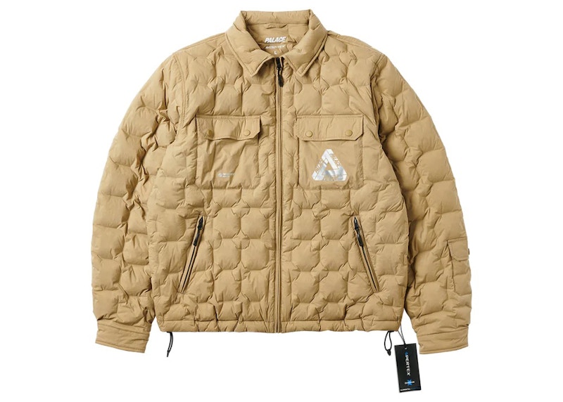 Palace Pertex Work Down Jacket Tan