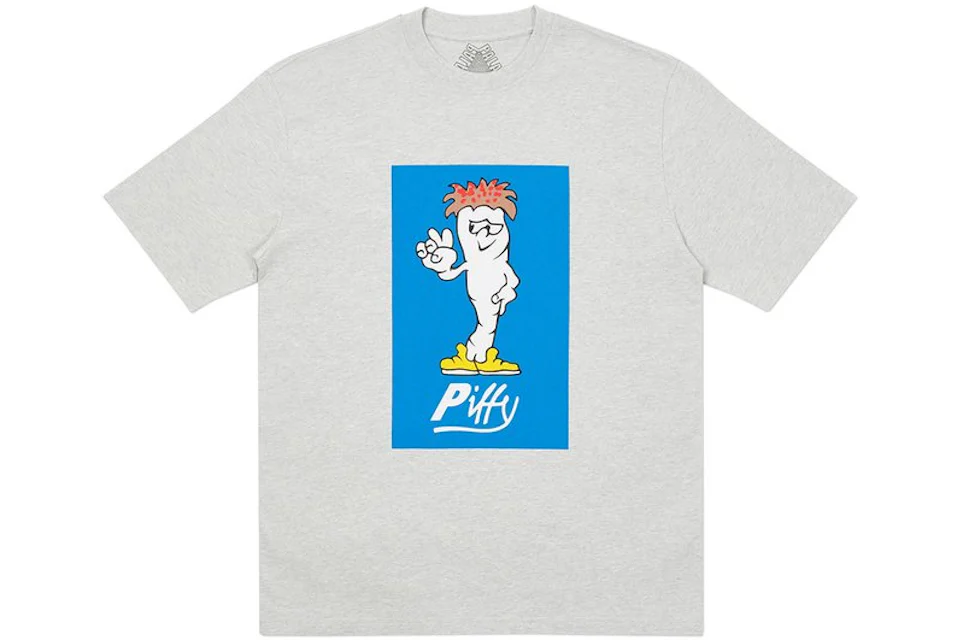 Palace Piffy T-Shirt Grey Marl