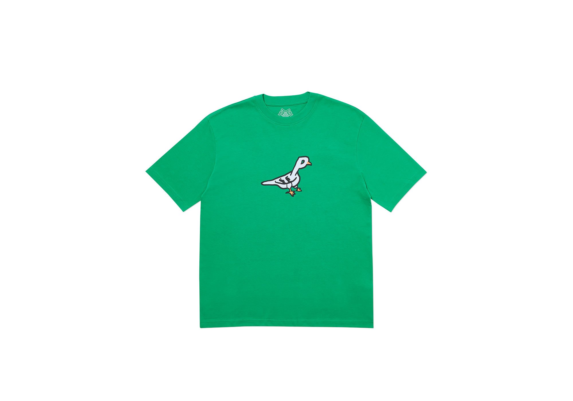 Palace Pigeon Hole T-Shirt Green Men's - SS20 - US