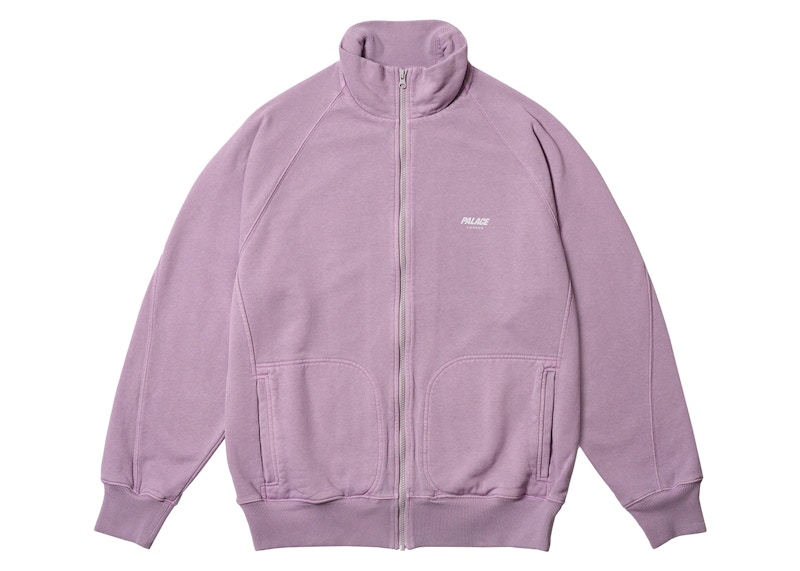 PALACE グレー ライラック　ジップアップジャケット PALACE グレー ライラックジップアップジャケット