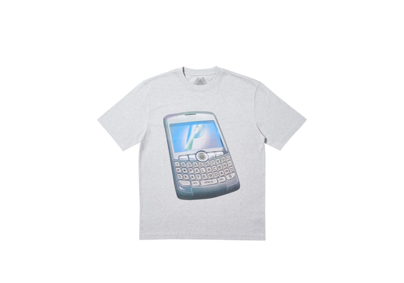 Pre-owned Palace Men's Ping T-shirt In Grey Marl In Gray