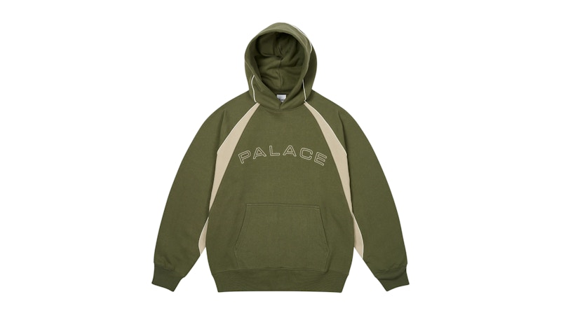 ★25SS WEEK7★Palace EVERGREEN HOOD Palace Piped Panel Hood The Deep Green Men's - SS25 - GB