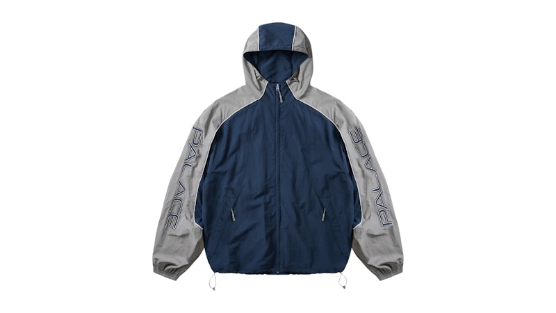Palace Piped Shell Jacket Navy
