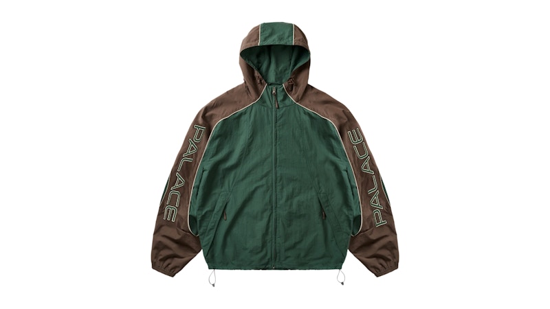 Palace Piped Shell Jacket Racey Green