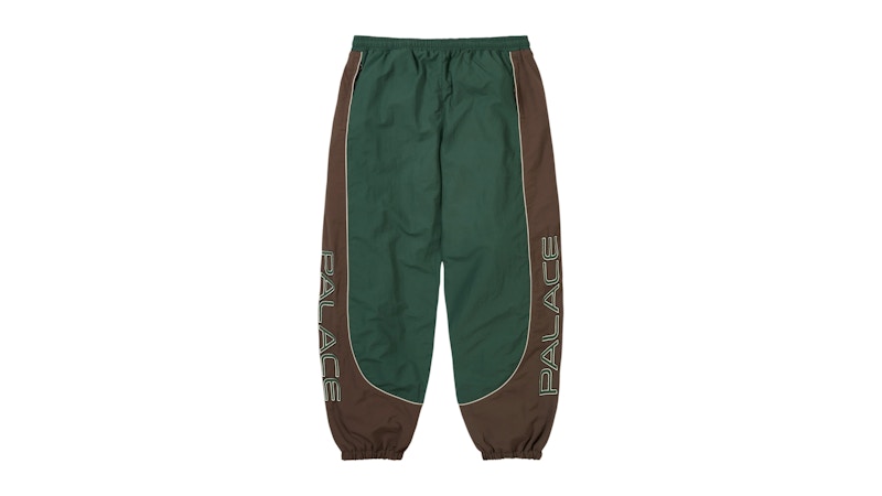 Palace Piped Shell Joggers Racey Green