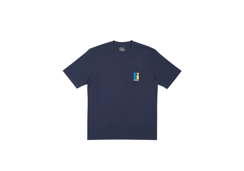 Palace P(iss) Head T-Shirt Navy Men's - FW18 - US