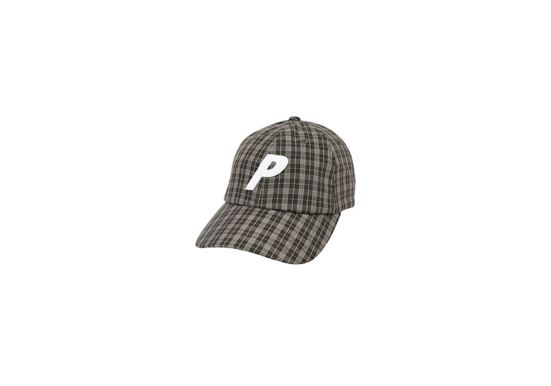 Palace Plaid P 6-Panel Black - SS20 - US