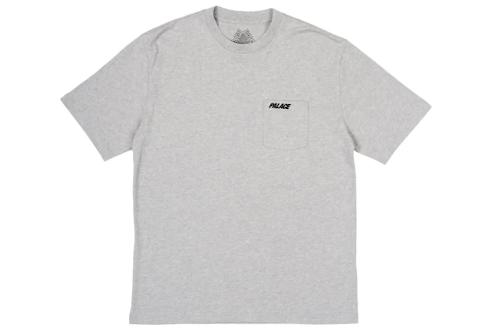 Palace Pocket T-Shirt Grey Marl