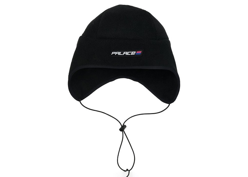 Palace Polar Fleece Flap Hat Black - FW52 - US