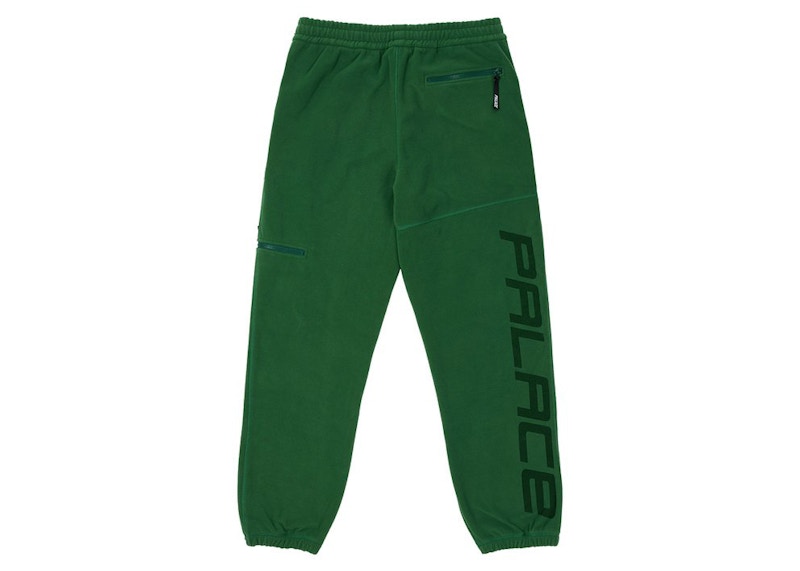 Palace Polar Fleece Outer Joggers Green Men's - FW35 - US