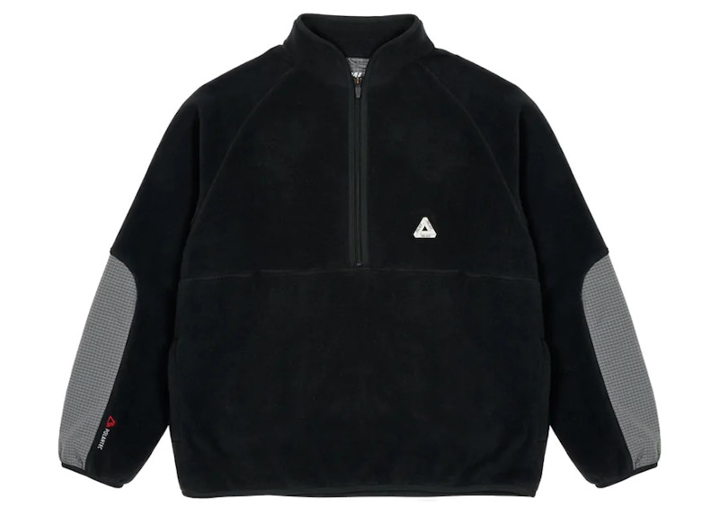 Palace Polartec 1/4 Zip Jacket Black - FW22 Men's - US