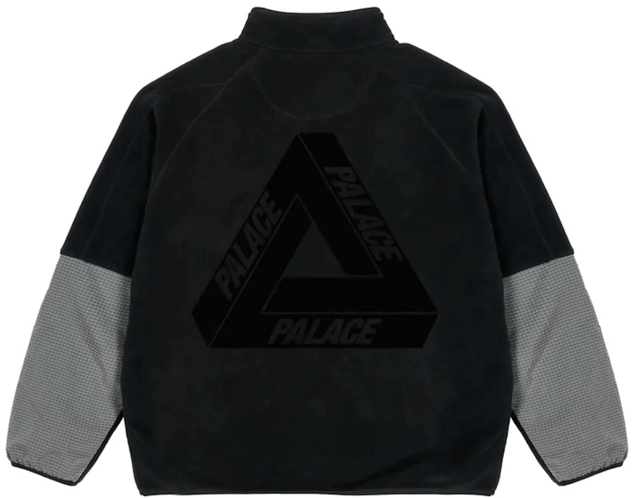 Palace Polartec 1/4 Zip Jacket Black - FW22 ES