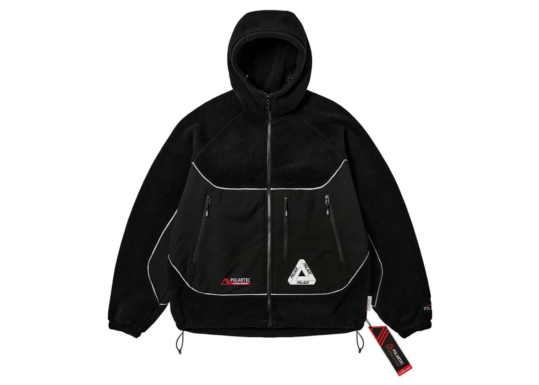Pre-owned Palace Polartec 3m Hooded Jacket Black
