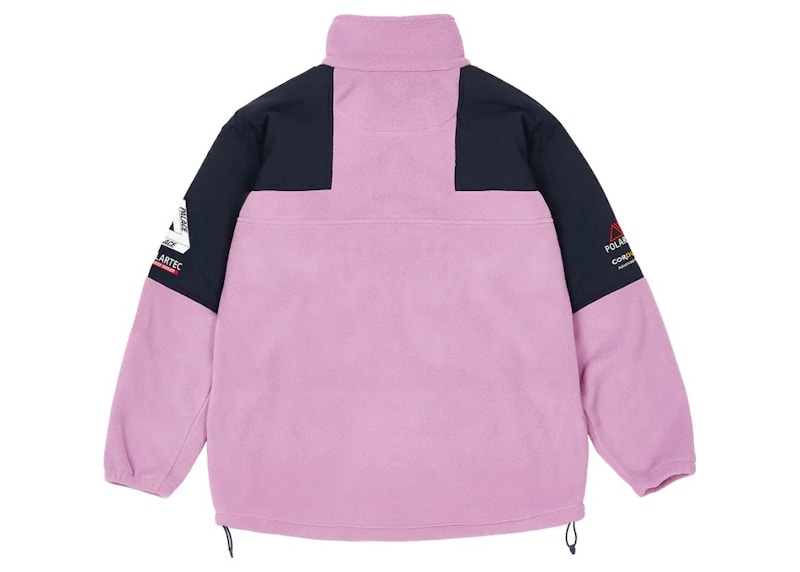 Palace Polartec Double Zip Funnel Purple Men's - FW22 - US