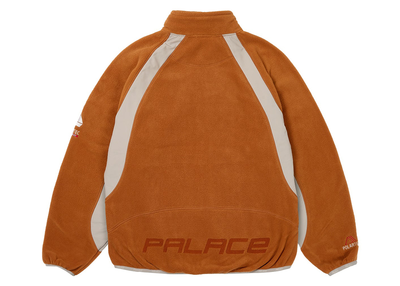 Palace Polartec Duo Fleece Jacket Burnt Orange Men's - SS24 - US