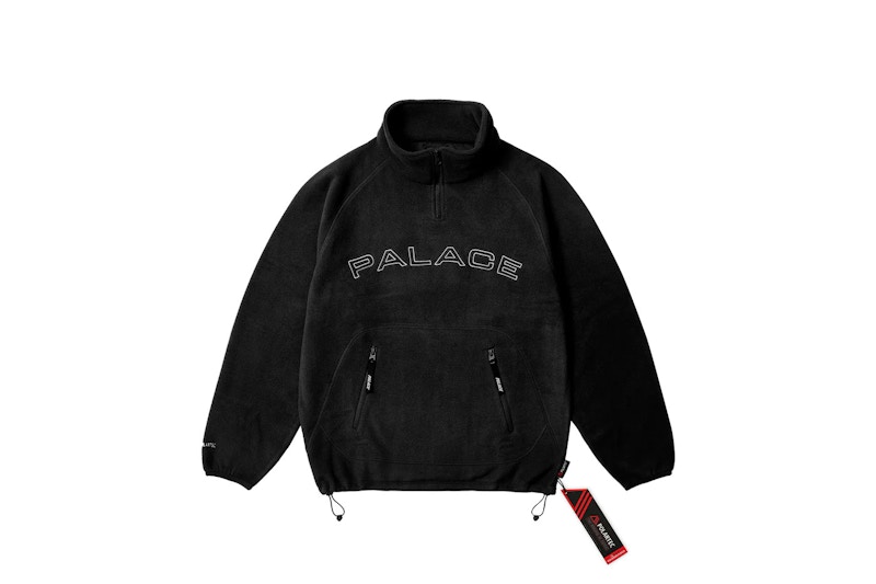 Palace Polartec Fleece Funnel Black Men's - FW23 - US