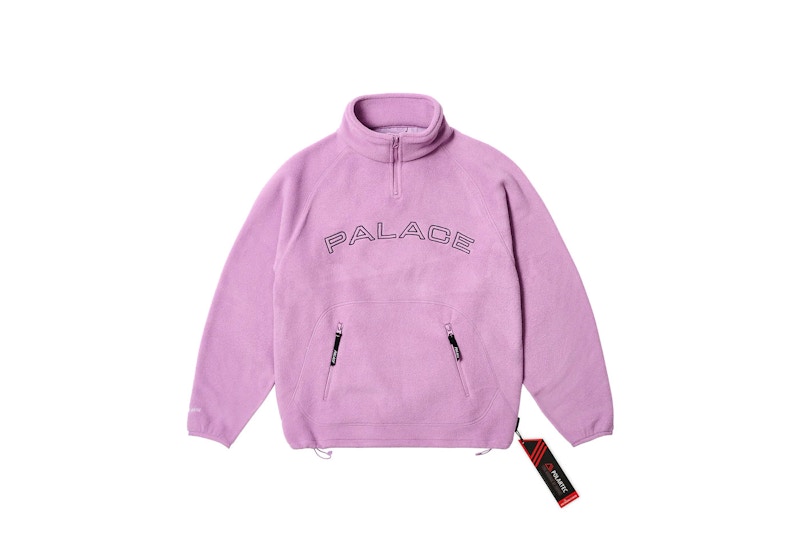 Palace Polartec Fleece Funnel Lilac Men's - FW23 - GB