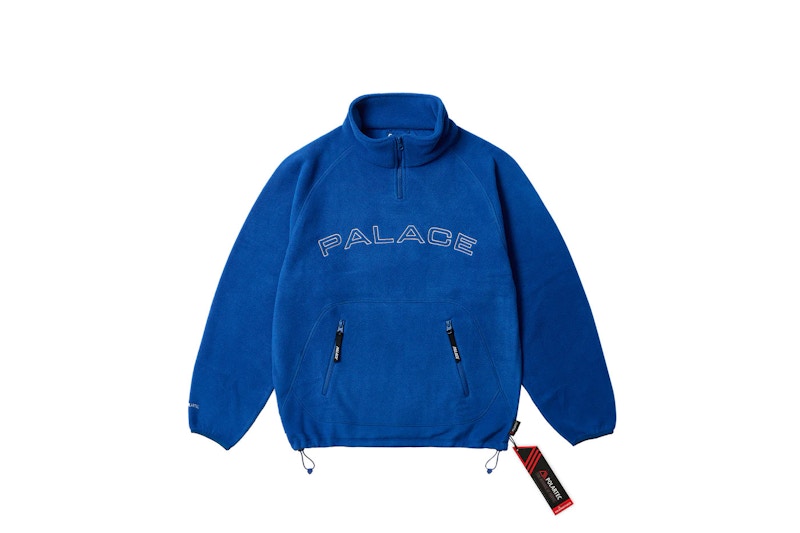 Palace Polartec Double Zip Funnel Black Men's - FW22 - US