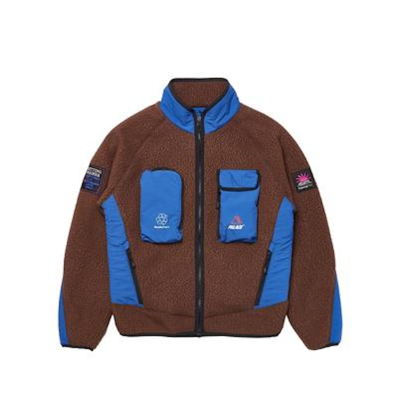 Palace Polartec Go-Go Jacket Brown Men's - FW19 - US