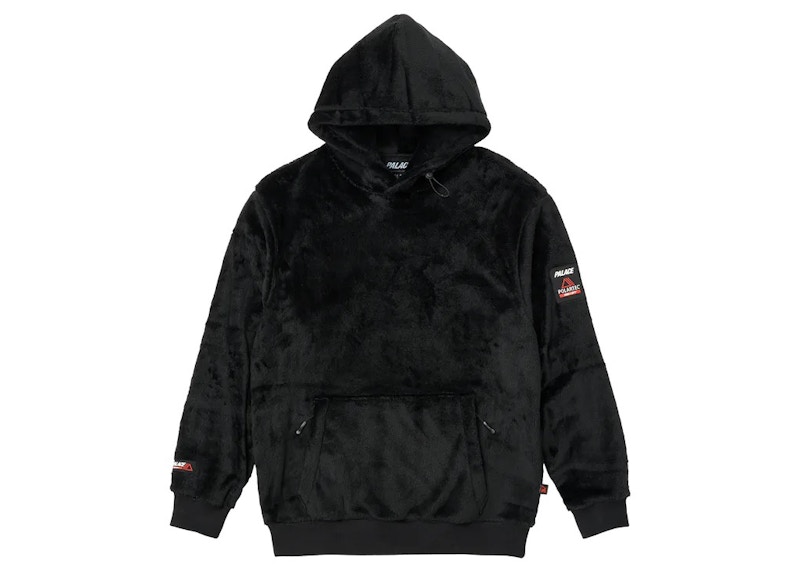 Palace Polartec High Loft Hood Black Men's - FW22 - US