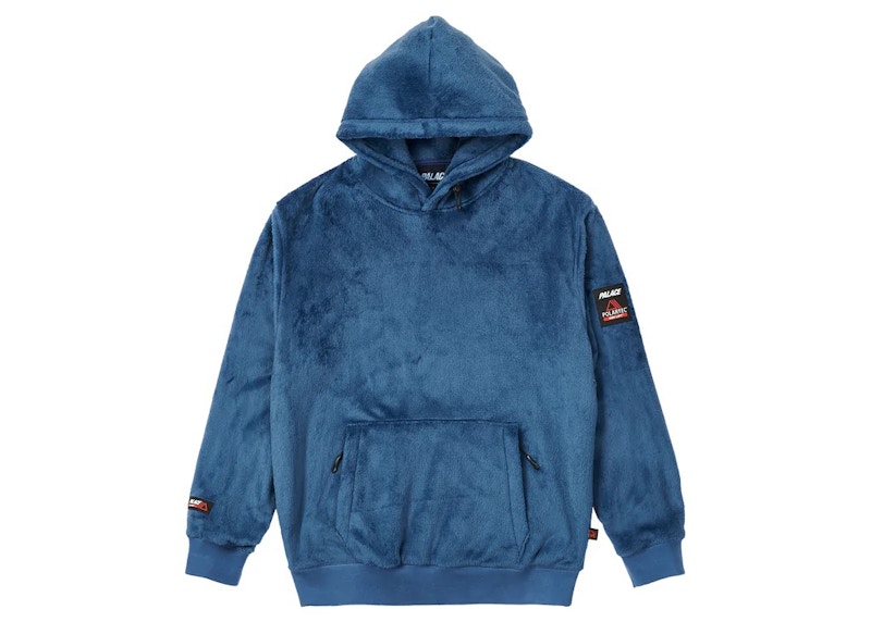 Palace Polartec High Loft Hood Blue