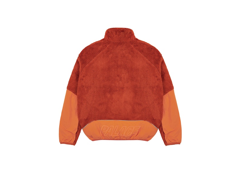 Palace Polartec High-Loft Teddy Fleece Jacket Pumpkin Men's - FW20