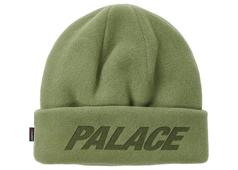 Palace Polartec Lazer Beanie Olive Men's - FW22 - GB