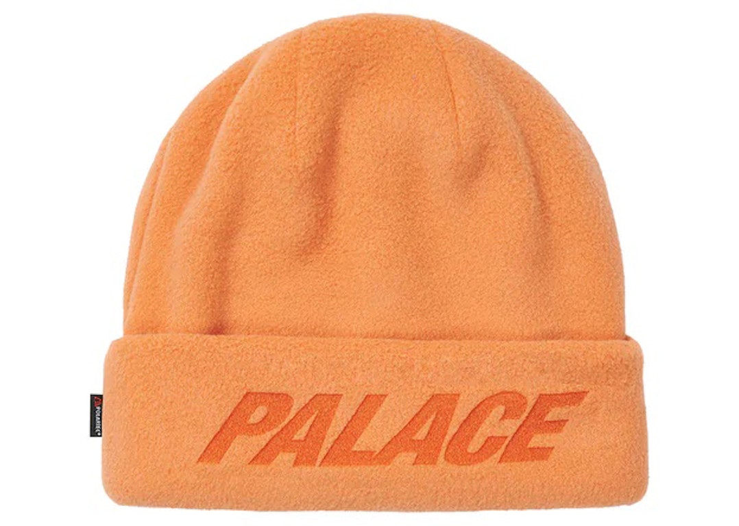 Pre-owned Palace Polartec Lazer Beanie Orange