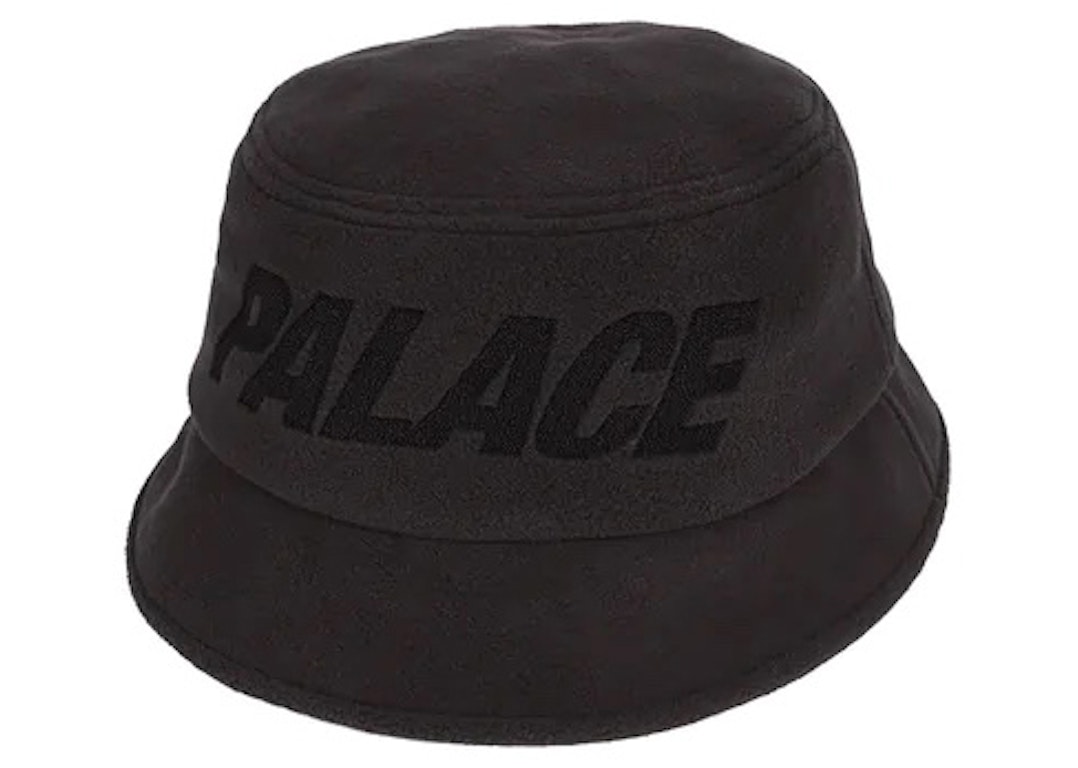 Pre-owned Palace Polartec Lazer Bucket Hat Black