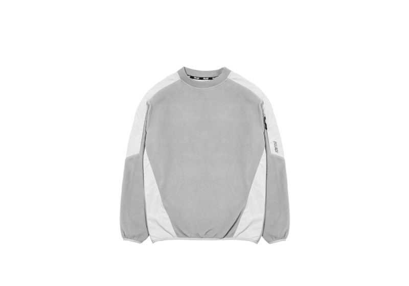 Palace Polartec Lazer Crew Grey Men's - FW19 - US