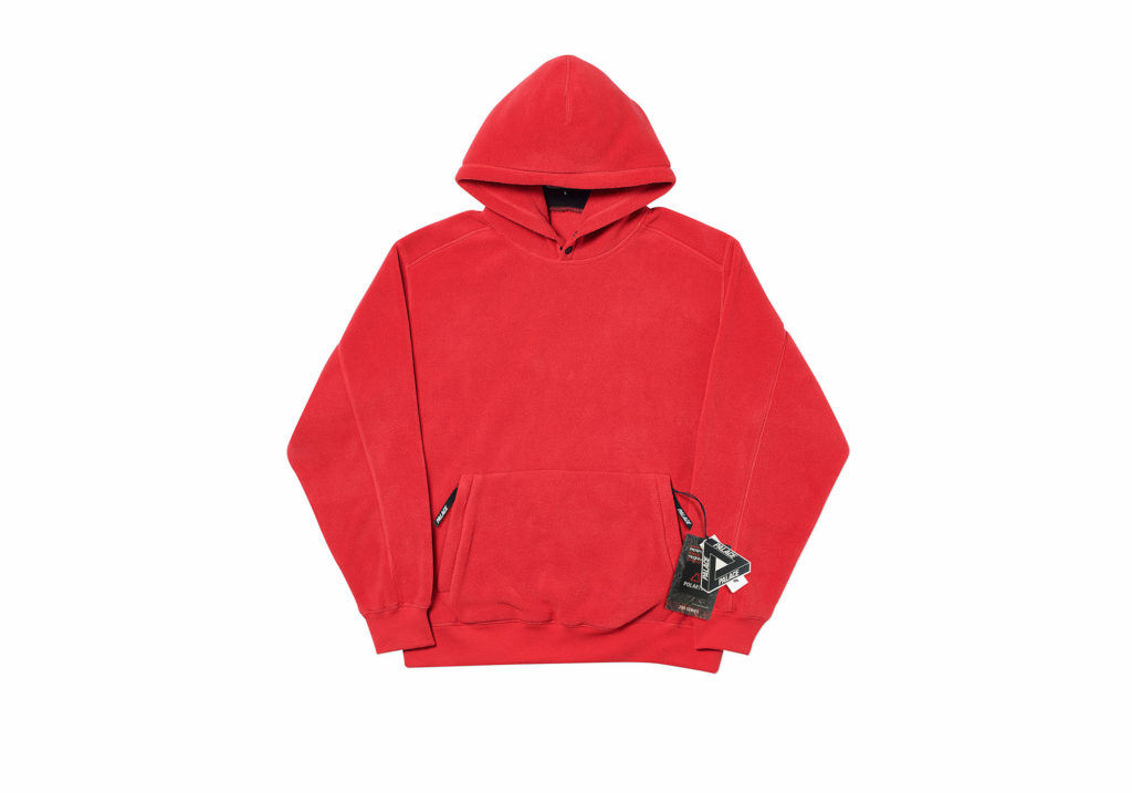 Palace store red hoodie