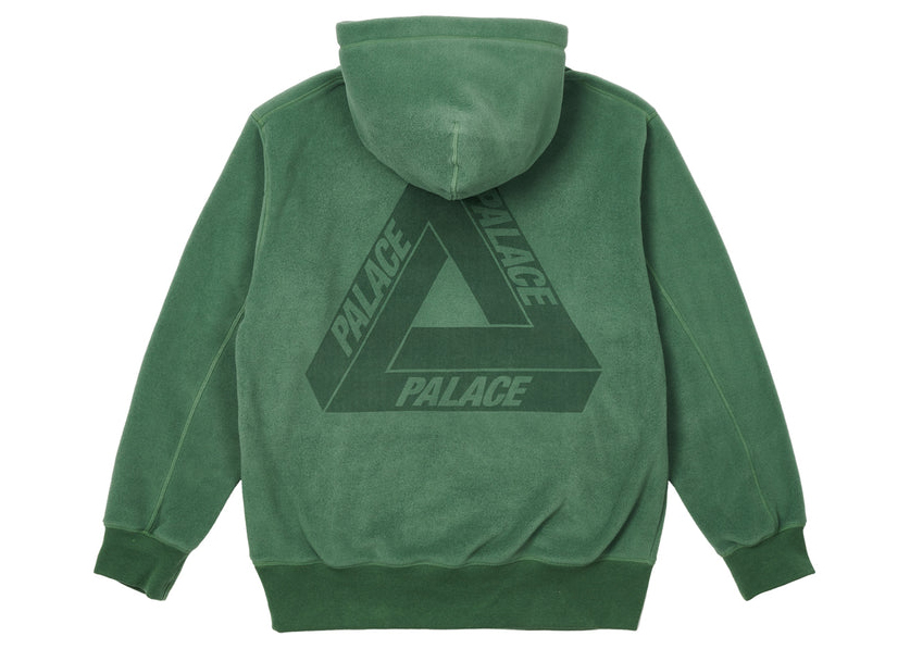 Palace Polartec Lazer Hood (SS22) Flat Green