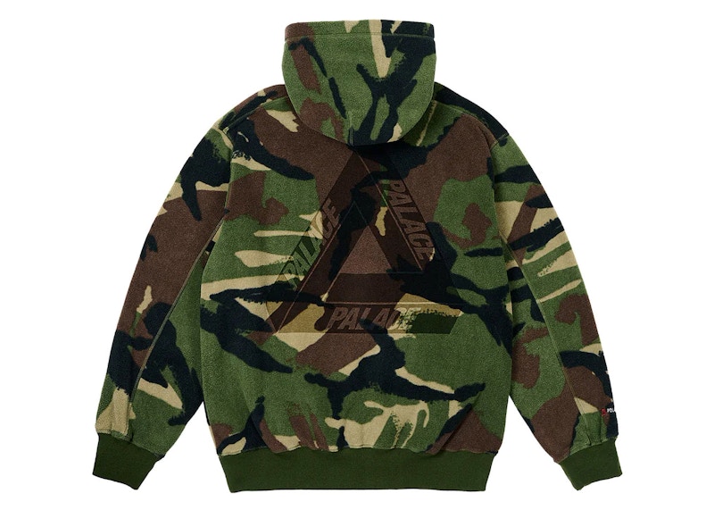 Palace Polartec Lazer Hood Woodland DPM Men's - FW23 - US