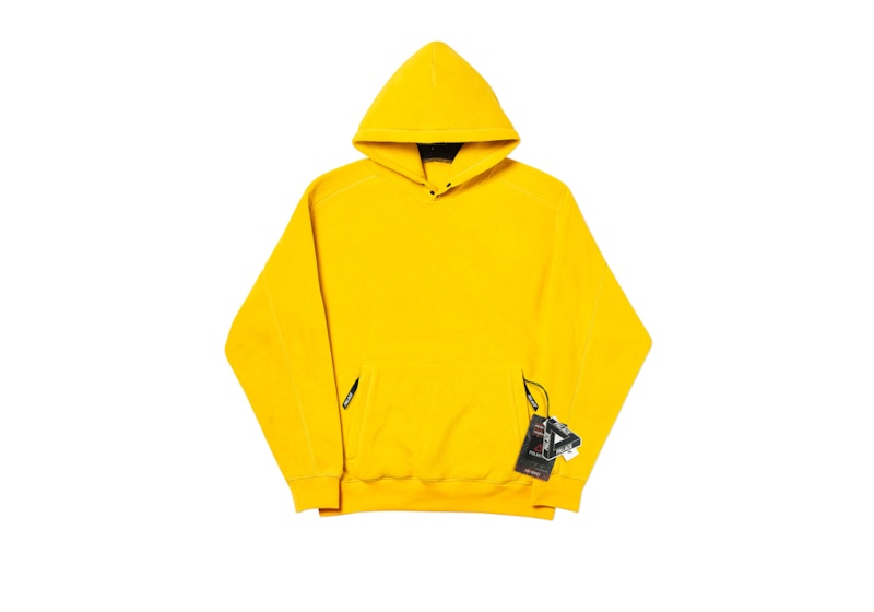 Palace Polartec Lazer Hood Yellow - FW18 Men's - US