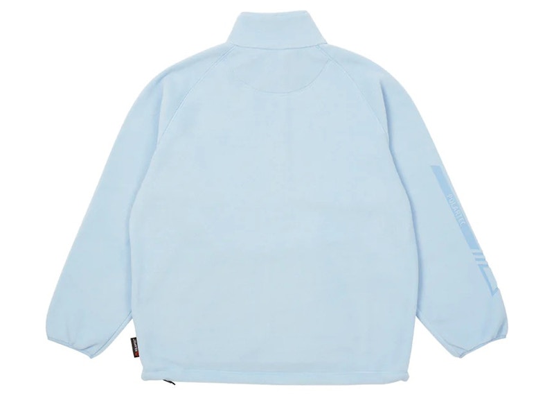 Palace Polartec Lazer Outer 1/2 Zip Light Blue Men's - FW22 - US