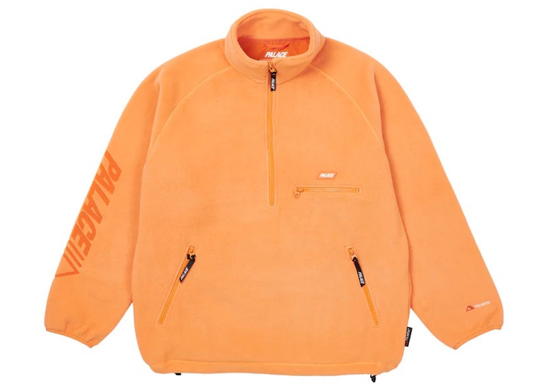 Palace Polartec Lazer Outer 1/2 Zip Orange