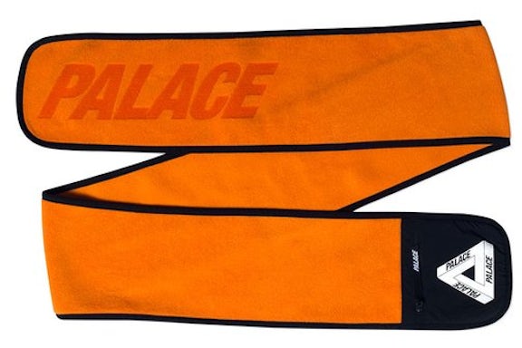 Palace Polartec Lazer Scarf Orange