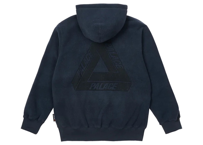 Palace Polartec Lazer Zip Hood Navy Men's - FW22 - US