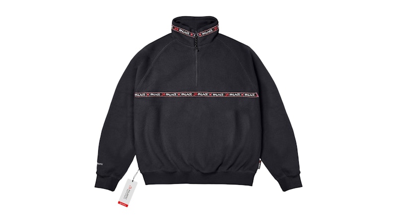 Palace Polartec Om 1/4 Zip Black Men's - SS26 - US