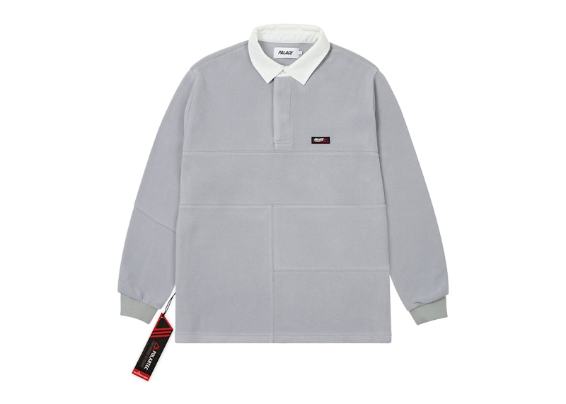 トップス Palace Polartec Patch Up Rugby Ultimate Palace Polartec Patch Up Rugby Ultimate Grey メンズ - FW24 - JP