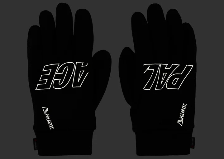 Palace Polartec Powerstretch Gloves Black Men's - FW23 - US