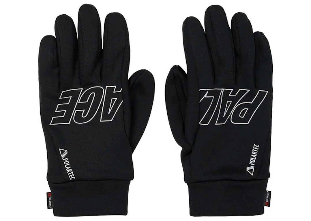 Pre-owned Palace Polartec Powerstretch Gloves Black
