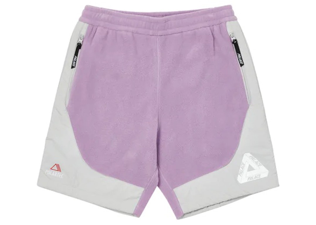 Pre-owned Palace Polartec Shell Shorts Lilac/grey