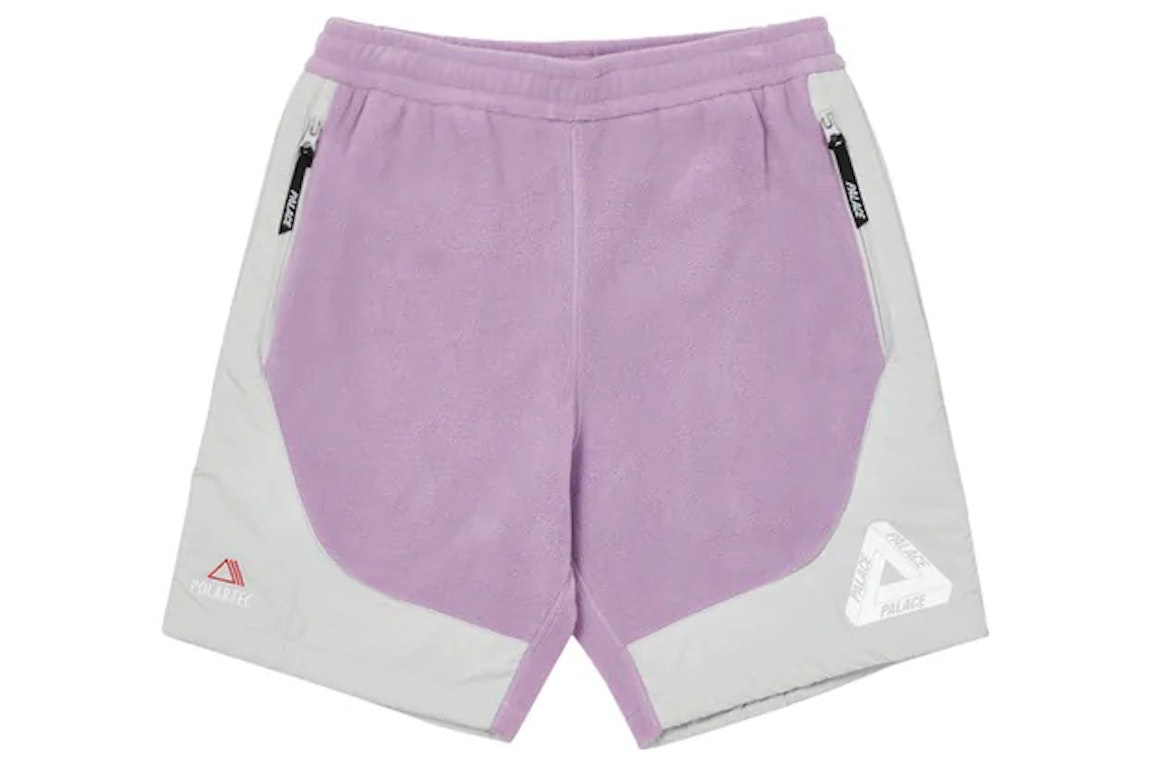 Pre-owned Palace Polartec Shell Shorts Lilac/grey
