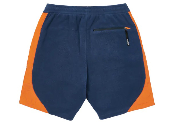 Palace Polartec Shell Shorts Navy/Orange Men's - FW22 - US